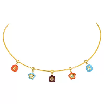 ZEGL吊坠明星同款字母项链甜酷