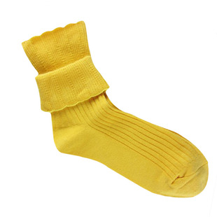 袜子女纯棉松口袜花边全棉月子袜中长筒袜子孕妇老人袜春秋季薄款