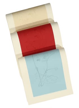 买2送1檀旗蜡染清风信札小楷纸