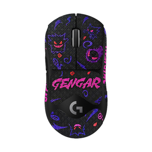 适用罗技gpw1二代三代鼠标防滑贴狗屁王朱雀半包全包类蜥蜴皮贴纸