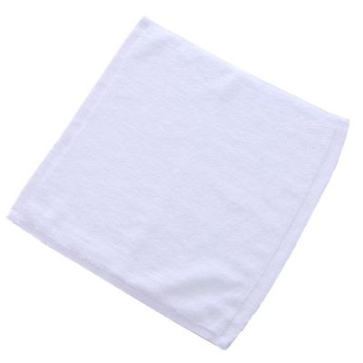10条装纯棉白色小方巾幼儿园