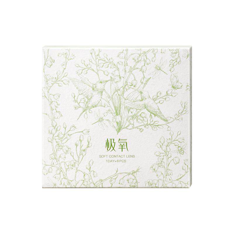 【直播间推荐】硅水凝胶日抛美瞳6片极氧高透氧直径彩色隐形眼镜
