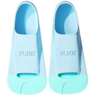 脚蹼游泳专用成人自由泳蛙泳儿童硅胶短脚蹼男女游泳训练专业装备