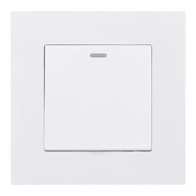 COSWALL 一开单控开关 家用 86型  AC 110-220V