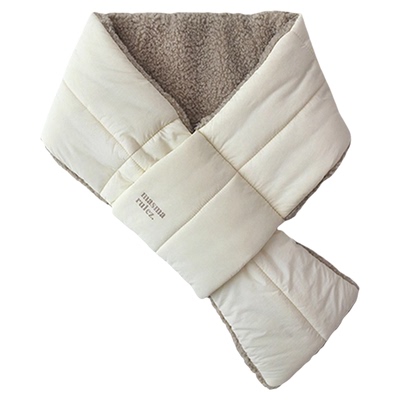 masmarulez秋冬新款交叉围脖保暖围巾防风尼龙防寒围脖百搭脖套