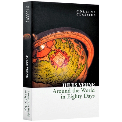 八十天环游地球 Around the World in Eighty Days 英文原版小说 环游世界80天 全 经典文学世界名著 凡尔纳