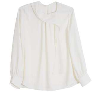 Lavinia法式设计感衬衫女春季气质减龄小衫职场通勤内搭上衣