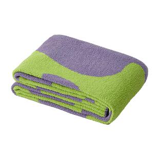 躺岛毛绒海滩冬季毛毯办公室午睡毯沙发毯披肩加厚盖毯新年礼物