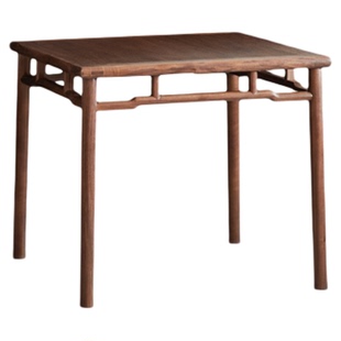 璞木宋式美学方桌八仙桌餐桌椅组合茶馆掼蛋棋牌桌中堂桌禅意茶桌