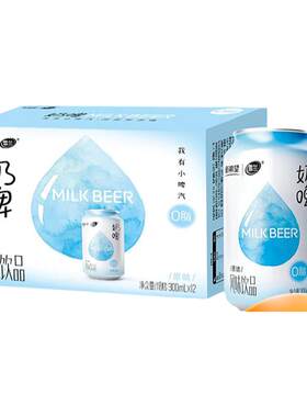 新希望昆明雪兰原味白桃口味奶啤300ml*12罐装乳酸饮料