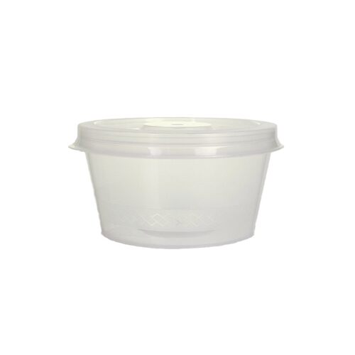 25ml酱料杯一次性调料盒塑料圆形外卖密封打包带盖加厚商用1000只