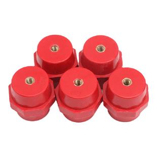 伊莱科SM绝缘子红色M8/10 黄波圈接线柱高强度低压配电柜MNS支柱