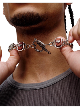 babama水泥留香颈链轻奢项链