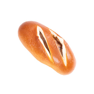 周建生黑胡椒香肠碱水棒面包早餐代餐烤肠热狗夹心点心法棍零食