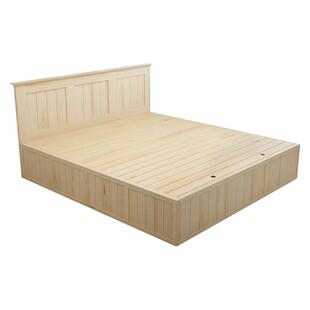 新款实木高箱床简易床气动床1.5米1.8米收纳床榻榻米床实木定制