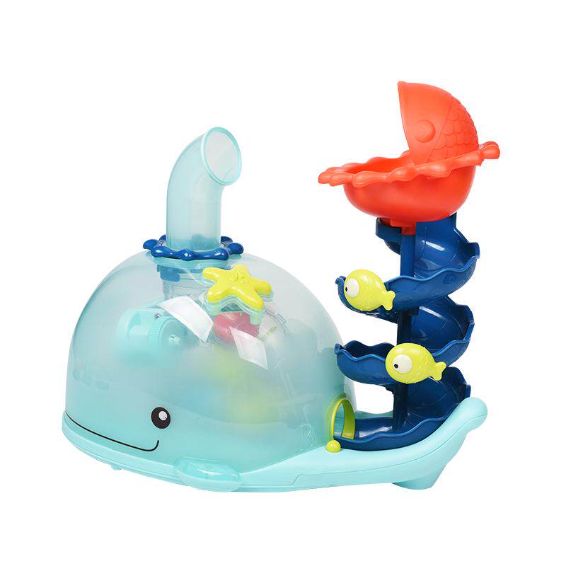 比乐btoys贪吃鲸鱼电动吐球玩具