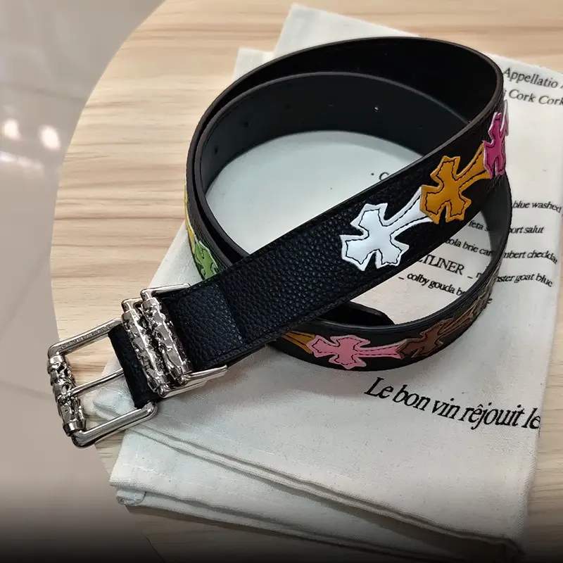 美国腰带与牛仔裤设计小众时尚的交叉藤覆古Y2K腰带相同的风格的