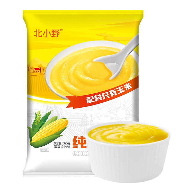 玉米糊纯玉米糊375g速食冲饮熟玉米粉老人孩子代餐饱腹免煮杂粮粥