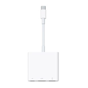 苹果macbook转接头usb-c转USB HDMI Type-C数字影音多端口转换器