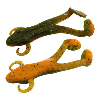 青蛙软饵路亚打黑翘嘴白条frog