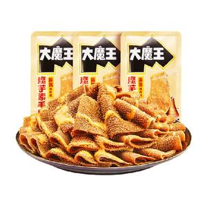 盐津铺子大魔王魔芋素毛肚六必居麻酱休闲小吃食品爽辣火锅零食