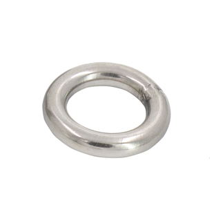 304不锈钢圆环 O型环圆圈焊接钢环捕鱼渔网环大铁圈环 订制现货