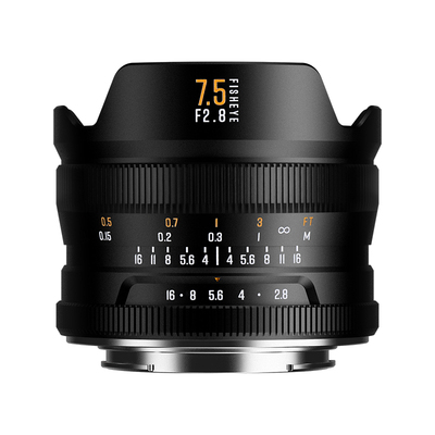 星曜7.5mmF2.8 Ⅳ 四代半画幅超广角鱼眼镜头适用E/Z/X/RF/M43/EF