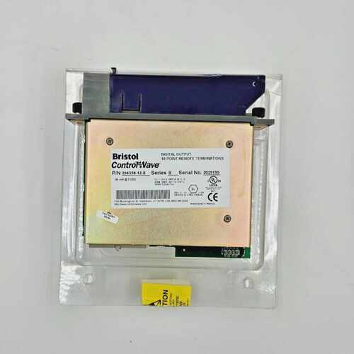 BRISTOL CONTROL WAVE 396358-12-8 DIGITAL OUTPUT 16 POINT REM