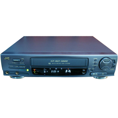 高性能+无损转换！JVC业务级大1/2录像带播放机老式VHS录影带修复