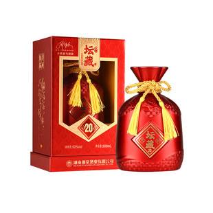 【强烈推荐】湘泉酒业凤凰情大师坛藏20粮食酒52度500ml口粮酒