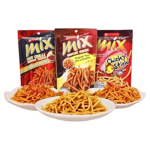 泰国进口VFOODSMIX脆脆条香辣鸡味网红咪咪虾条膨化零食