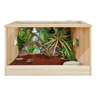 爬宠饲养箱睫角豹纹瘤尾守宫饲养箱蜥蜴寄居蟹角蛙大号爬虫乌龟箱