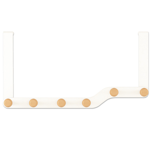 门后挂衣架门上挂钩置物架免打孔卧室门口挂包架雨伞钥匙收纳挂架