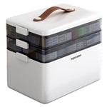 佳帮手加大医药箱大容量家用药箱多层药品分类收纳盒家庭装医疗箱