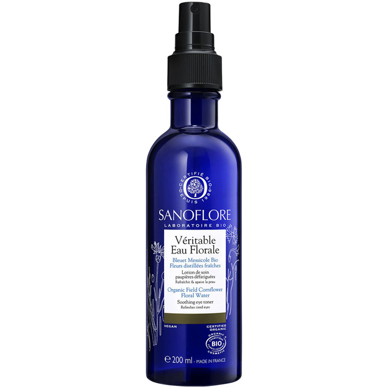 Sanoflore/圣芙兰有机玫瑰花水提亮肤色补水保湿爽肤水喷雾 200ml