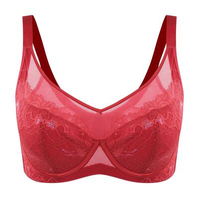 贝佳人聚拢内衣防走光大码文胸女