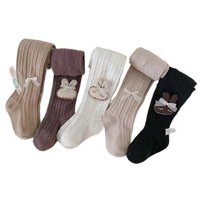 儿童连裤袜婴儿袜子宝宝针织裤子可爱 女童打底裤儿童春秋款