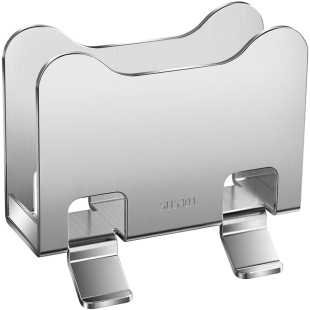 加厚304不锈钢厨房专用砧板架台置式菜板架多功能收纳锅盖置物架