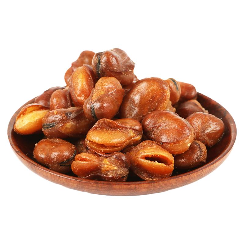 柴师傅香酥馋豆4斤装油炸蚕豆香辣牛肉味兰花豆休闲零食散装包邮