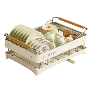 厨房碗碟碗盘收纳架置物架收纳盒家用台面多功能沥水架放碗架碗筷