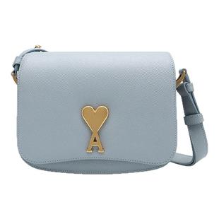 Ami Paris 24秋冬新品女士经典爱心logo标志时尚单肩斜挎包手提袋