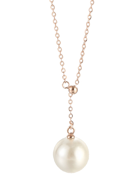 奢金轩纯银akoya珍珠项链空托女