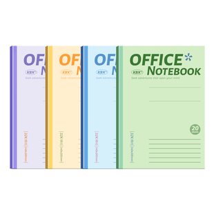 多规格软面抄32K笔记本护眼记事彩色本子加厚记录本简约便携办公用小学生初高中生专用文具会议记录手账文具