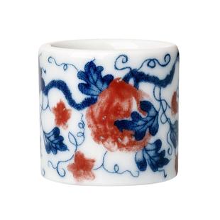 扳指盖置仿手绘复古陶瓷盖置紫砂壶盖托盖碗茶盖搁垫功夫茶具配件