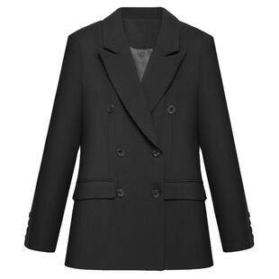 图曼朵黑色西装套装女面试穿搭灰色高级感工作服职业正装西服外套