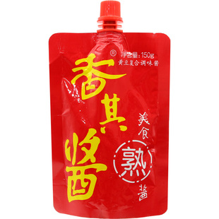 香其酱150g*5香其哈尔滨正宗东北熟酱蘸酱菜饭包农家黄豆酱大酱料