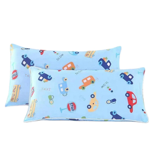 100%纯棉儿童枕套30x50cm宝宝卡通图案可爱全棉学生40x60枕头套