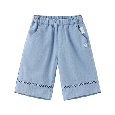 moimoln小云朵女童阔腿休闲裤