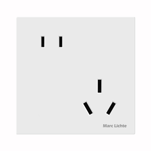 86型16a五孔插座二三插错位5孔空调热水器专用16安大功率家用面板