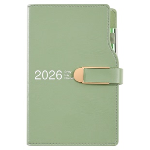 2026年日程本新款笔记本子每日周计划表a5自律打卡工作可定制记事日记日历本时间管理定制可印logo效率手册本